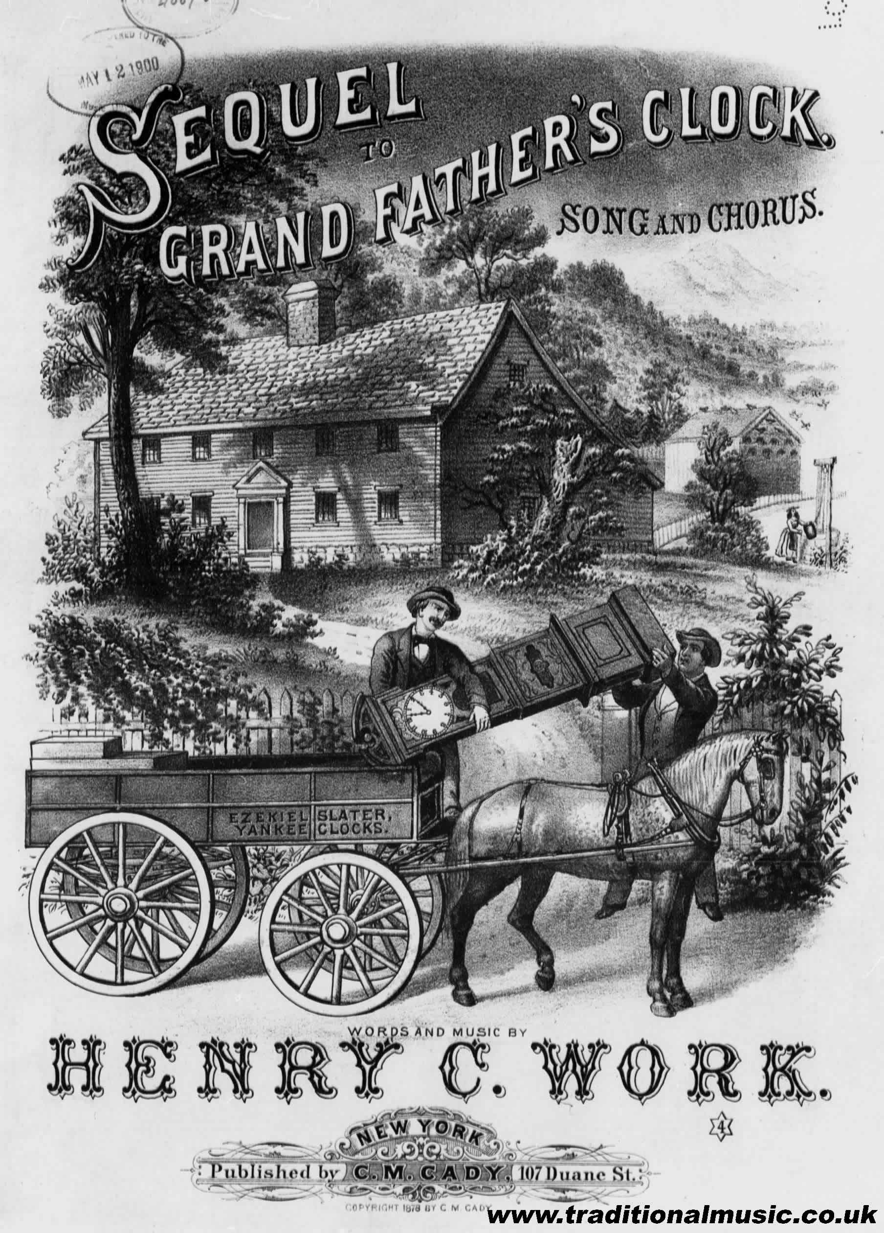 Grandfather's Clock Sequel, Sheet Music page 1