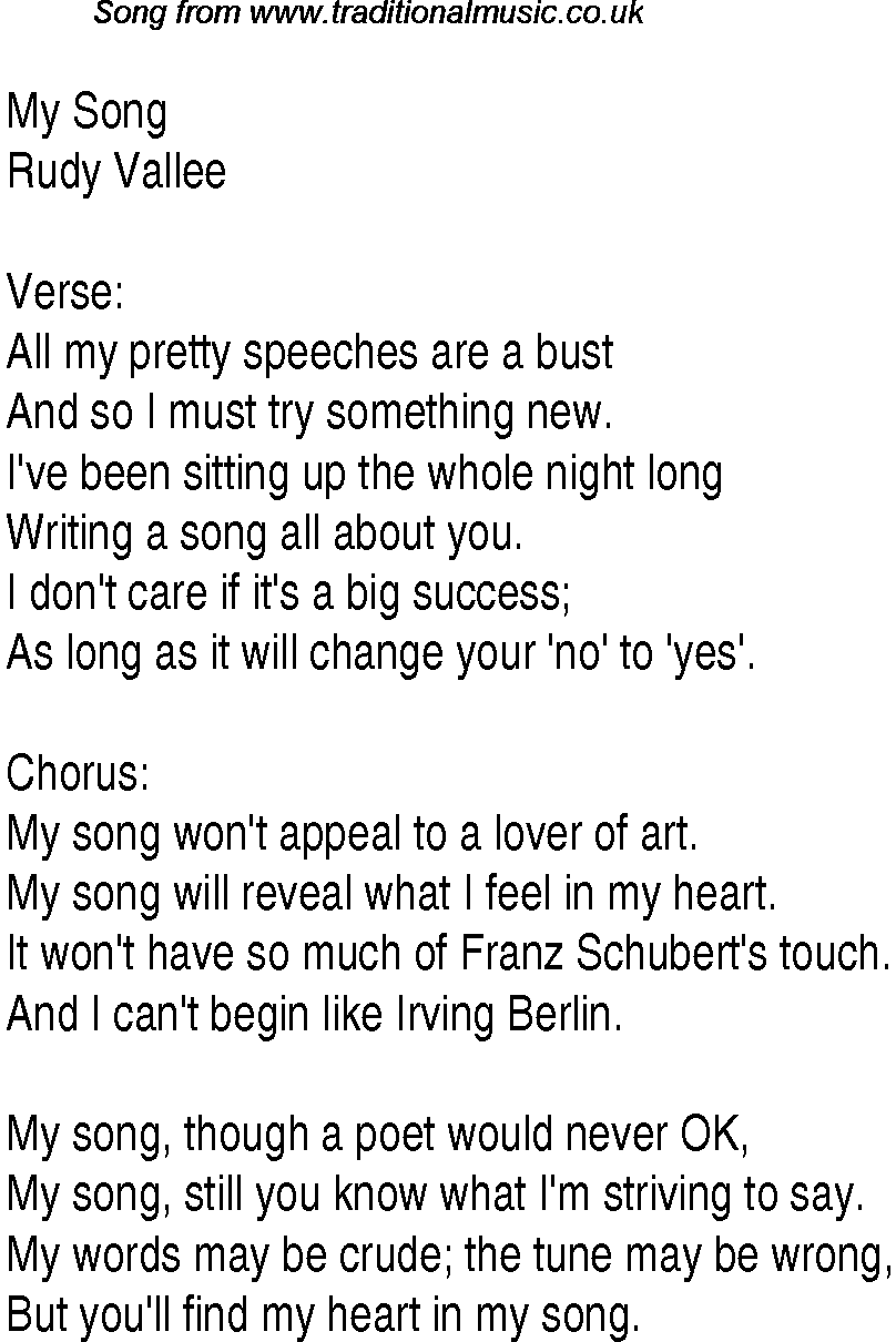 Music charts top songs 1931 - lyrics for My Songrv